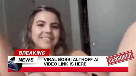 bobbi althoff leaked video pornhub|Bobbi Althoff Porn DeepFakes